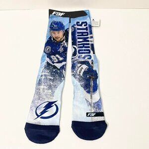 FBF Originals NHL Steven Stamkos Socks Mens Large Socks Tampa Bay Lightning